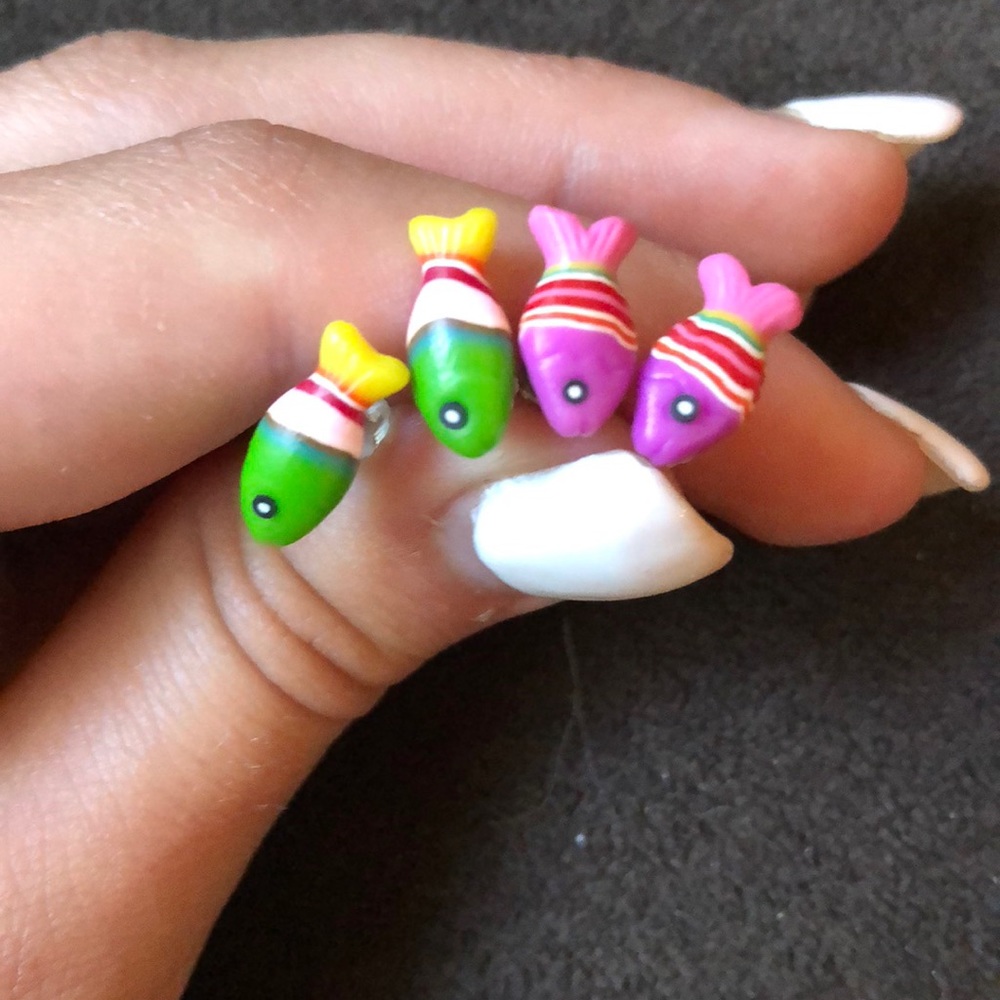 Fish earrings